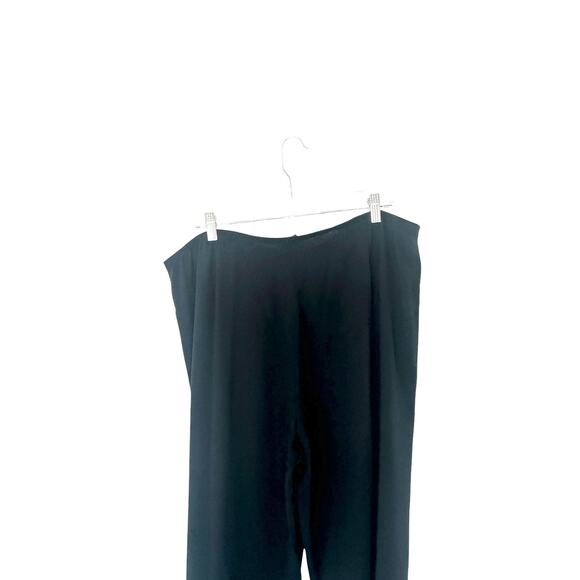 Eileen Fisher‎ Dress Pants Black Relaxed Office Work Career Straight Leg Large - Picture 7 of 12
